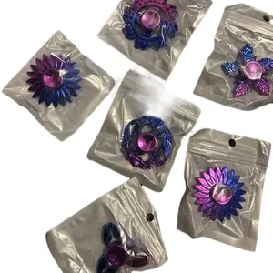 3D Printed Impossible Fidget Cones - Colorful Fidget Spinners in Sunflower, Triangle, Hawk, Wave, Leaf Shapes - Stress Relief for Kids and Adults