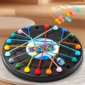 Untie The Rope Battle Challenge Tabletop Game Toy, 1 Box Educational Toy for Children, Logical Thinking Training Toy, Parent-child Activity Toy, Family Fun Game
