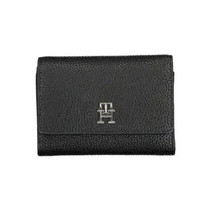 Tommy Hilfiger Black Polyurethane Wallet