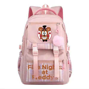 Women's FNAF Backpacks Cute Bag Waterproof andDirty Resistant Backpack Daypack for Business Travel andSports Outings - Pink