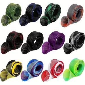 Fishing Rod Socks, Woven Net Fishing Rod Protector, Fishing Tools Flat Or Pointed/Rotating Or Cast Rod for Casting Sea Fishing Rods/Rotating Fishing Rods, Fishing Accessories