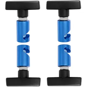 4PS Lift Support Clamp Car Hood Stay Holder for Trunks Tailgate Hatch and Liftgate, Hood Strut Fixing Clamps with Brass Core, Car Hood Prop Struts Clamp,12 mm Spark Plug Gap Tool (Blue)