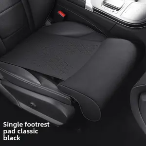 1pc Car Front Main and Passenger Seat Footrest Bracket Sofa Office Use Seat Extension Extended Memory Foam Leg Rest