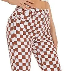 Women Red and White Checkered