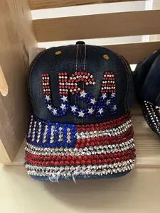 USA sparkle just hits different  Perfect for Fourth of July, summer events, concerts, and patriotic outfits! #RhinestoneHat #USAHat #PatrioticStyle #FourthOfJulyOutfit #BoutiqueFinds