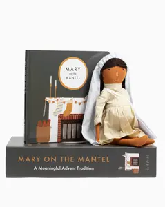 Be A Heart Mary on the Mantel® Set - Includes Mary Doll, Pregnant Belly, Ring Sling, Baby Jesus, Book, and Acts of Kindness Cards - New Family Advent Tradition