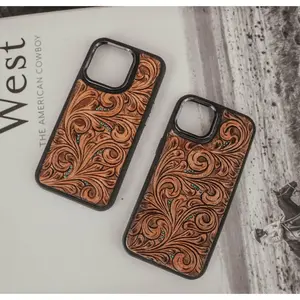 TOOLED LEATHER PHONE CASE