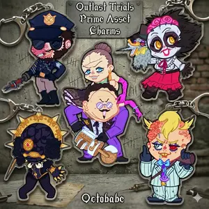 OUTLAST TRIALS Keychain durable and perfect for bags, keys, or as a gift. Great for everyday use or as a thoughtful little gift for friends and yourself.