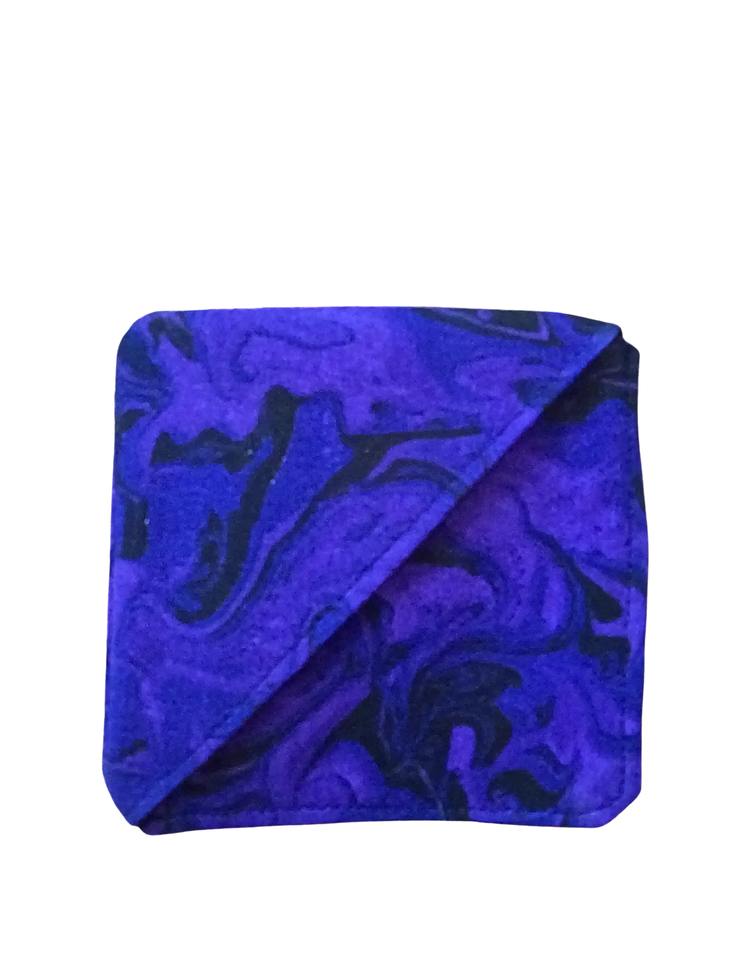 Purple Swirl-Fabric Bookmark
