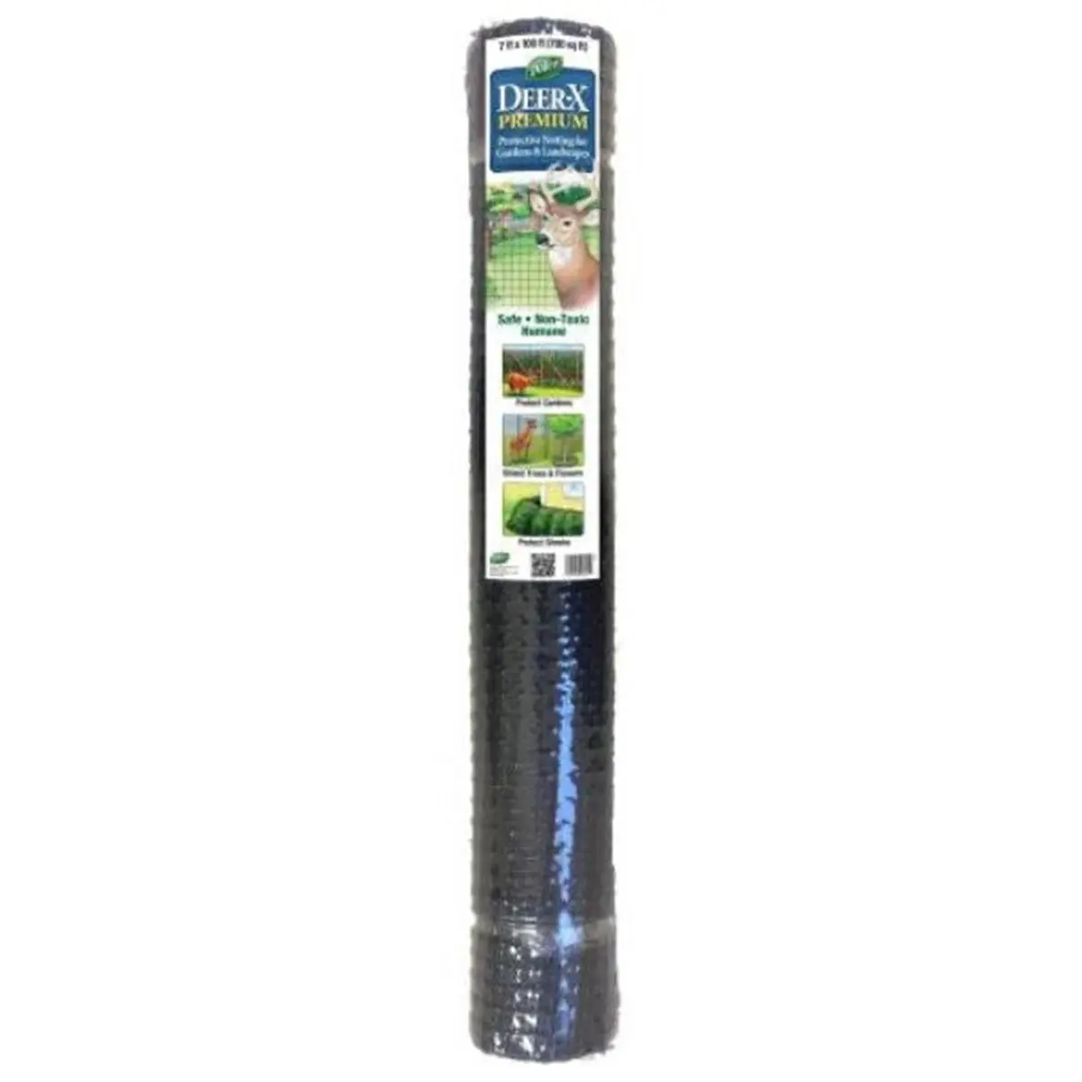 212 MAIN Dalen DXP-12 Premium Heavy-Gauge Deer X Temporary Fencing, 7ft x 50ft 0.75" Polypropylene Mesh Outdoor Fencing, Easy to Install Deer Defense for Shrubs, Fruits, Vegetables, Animal-Friendly