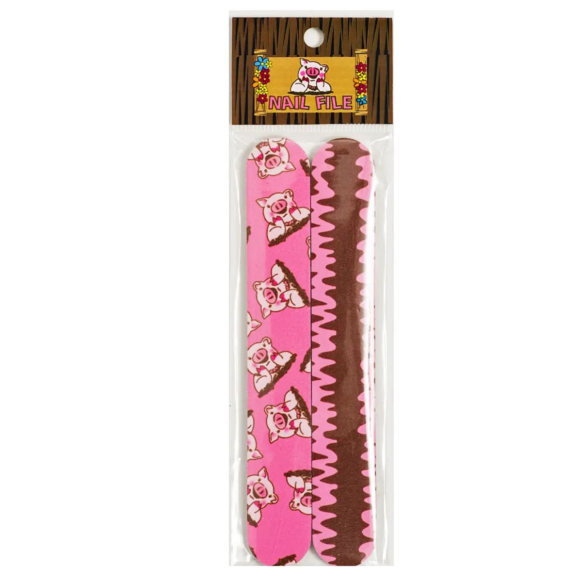 Piggy Paint 2 Pack, Piggy Nail Files Cute Designs for Kids - Adorable Piggy Patterns and Vibrant Colors Perfect for Nail Care