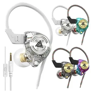 QKZ AK3 Portable Wired In-Ear Earphone, Wired Headphones With Mic, HiFi Subwoofer Noise Cancelling Wired Earphones for Game Sports, 3D Stereo Sound Headphones For Gym & Sports & Game, earbuds gaming headset gaming earbuds