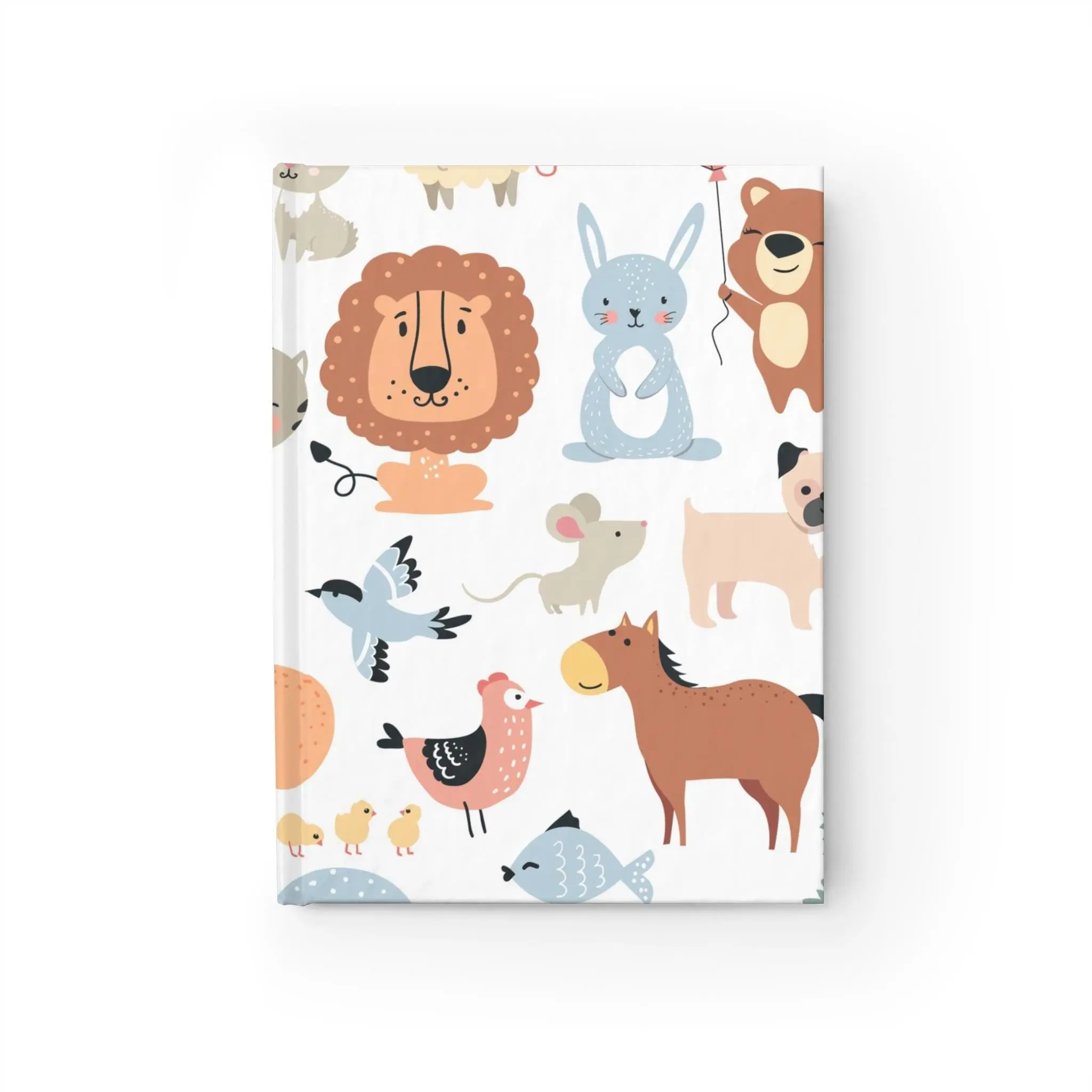 Cute Animal-Themed Journal - Perfect for Kids & Adults, Great for Nature Lovers, Gifts for Birthdays, Journaling, and Notes