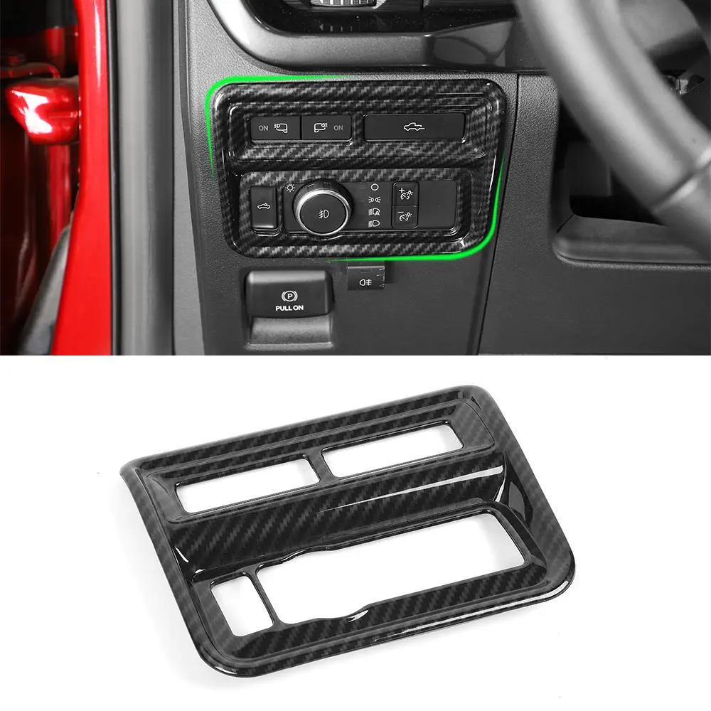 2021+ Ford F150 Headlight Control Switch Button Cover Panel Trim, Car Interior Decorative Accessory for Vehicle Interior, Accessories For Car