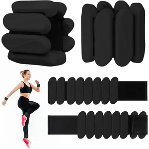 Wrist Weights, 2Pack Wearable Wrist Ankle Weights for Women and Men, Adjustable  Arm and  Wrist Bracelets for Walking, Yoga, Pilates and Gym, 2lb