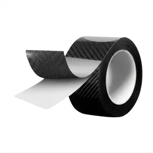 Yitape Car Door Edge Protection Film, 3D Carbon Fiber Texture, Waterproof Scratch-Resistant Self-Adhesive Tape, Free Cut, Fits All Vehicle Types, Car Vehicle Decoration