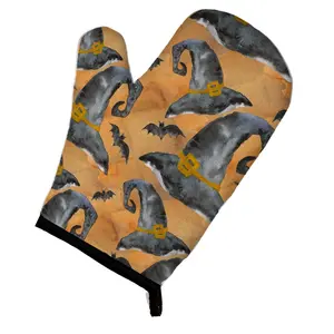 Carolines Treasures  Watecolor Halloween Witches Hat Oven Mitt