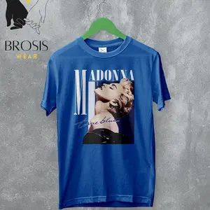 Vintage Madonna T-shirt True Blue Shirt, Classic Album Inspired Graphic Tee, Tou