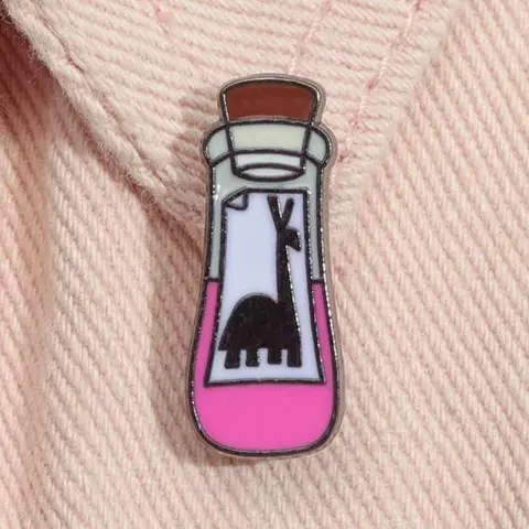 Camels Kuzko Potions Bottles Enamel Pins Cartoons Anime Metal Brooch Lapel Backpack Badge Fashion Jewelry Accessories Gift for Friends Clip Fashion Accessory