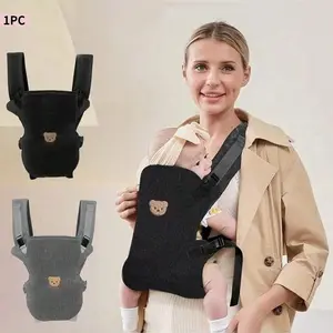 Ergonomic Multifunctional Baby Carrier, Lightweight Carrier, Newborn Sling Carriers, 4-In-1 Portable Travel Gear, Adjustable Comfortable Front & Back Straps, Perfect Gift for Newborns