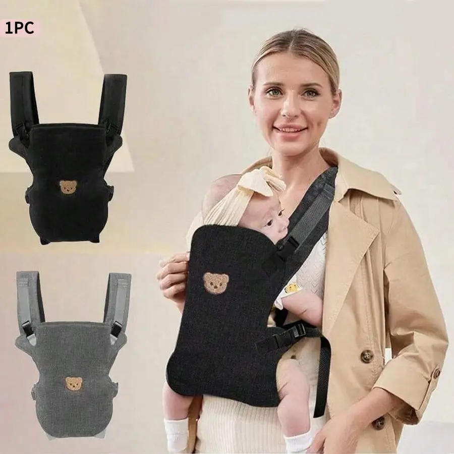 Ergonomic Multifunctional Baby Carrier, Lightweight Carrier, Newborn Sling Carriers, 4-In-1 Portable Travel Gear, Adjustable Comfortable Front & Back Straps, Perfect Gift for Newborns, Ergonomic Infant Carrier