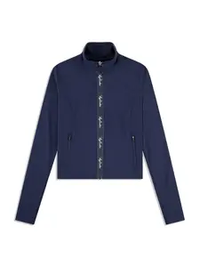 Delfina Contour Track Jacket- Maritime Blue