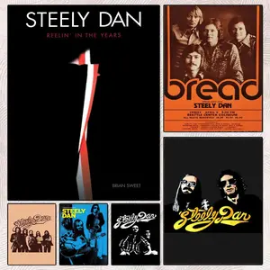 Band S-steely D-dan Aja Poster Gift with prints Home bedroom living room decoration promotion and display suitable for bedroom bar parlor home decor gift fade-Resistant, Non-sticky, vibrant Classic Prints Wall print poster