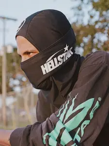 4pcs/2pcs/1pc Unisex Hip Hop Printing Full Balaclava Mask Neck Gaiter Headwear Breathable Ski Mask for Men Women Outdoor Sports Hiking Fishing Commuting Suitable for Daily Wear