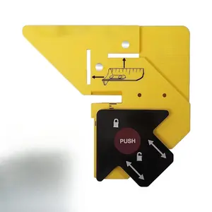 45 Degree Trim Reveal Tool, Adjustable Miter Angle Marker Spacing Guide, Precision Woodworking Carpentry Aid, Professional Marking Measuring Tool for Door and Window Casing Installation