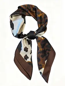 Women's Fashion Elegant Floral Print Scarf, Soft Comfortable Woven Fabric, All-Season Casual Accessory, Stylish Versatile Design, Perfect For Any Outfit, Scarf Wrap