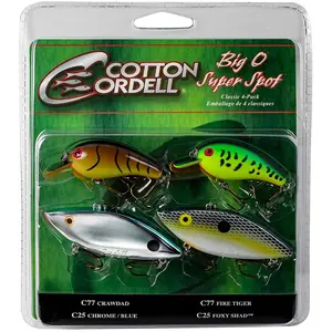 Cotton Cordell Big O Super Spot Triple Threat Fishing Lures