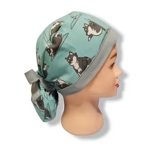 Scrub Cap Yoga Asanas Dog