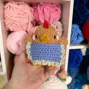 Kitchen Chicken Handmade Crochet Plushie