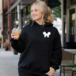 Pocket Size Miikkey Mouse Adult Unisex T-shirt Hoodie Sweatshirt Trip Family Matching Castle Sweatshirt, Hoodie, Comfort Colors