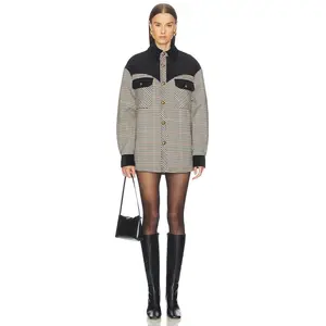 Ronny Kobo Rachael Jacket in Black & White Multi