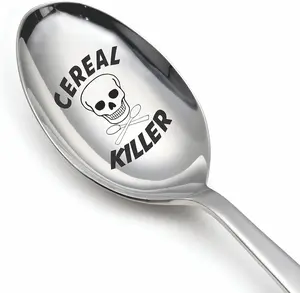 Cereal Killer Engraved Spoon Gift