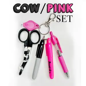 Cow 4" Set for Badge Accessories