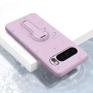 Case for Google Pixel 10 Pro 9a 8 Liquid Silicone Stand Holder Soft Phone Skin Cover for 10a 9 Pro XL 8 Pro 8a Upgrade Shockproof Back Funda