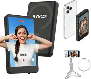 SYNCO XView M4 Selfie Monitor Screen，Magnetic for Phone Vlogging, Mirroring Connection, MagSafe Install, 10m Wireless Control