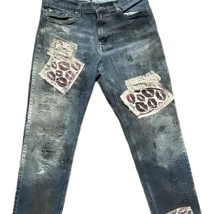 “Love Letter” Custom Denim Jeans