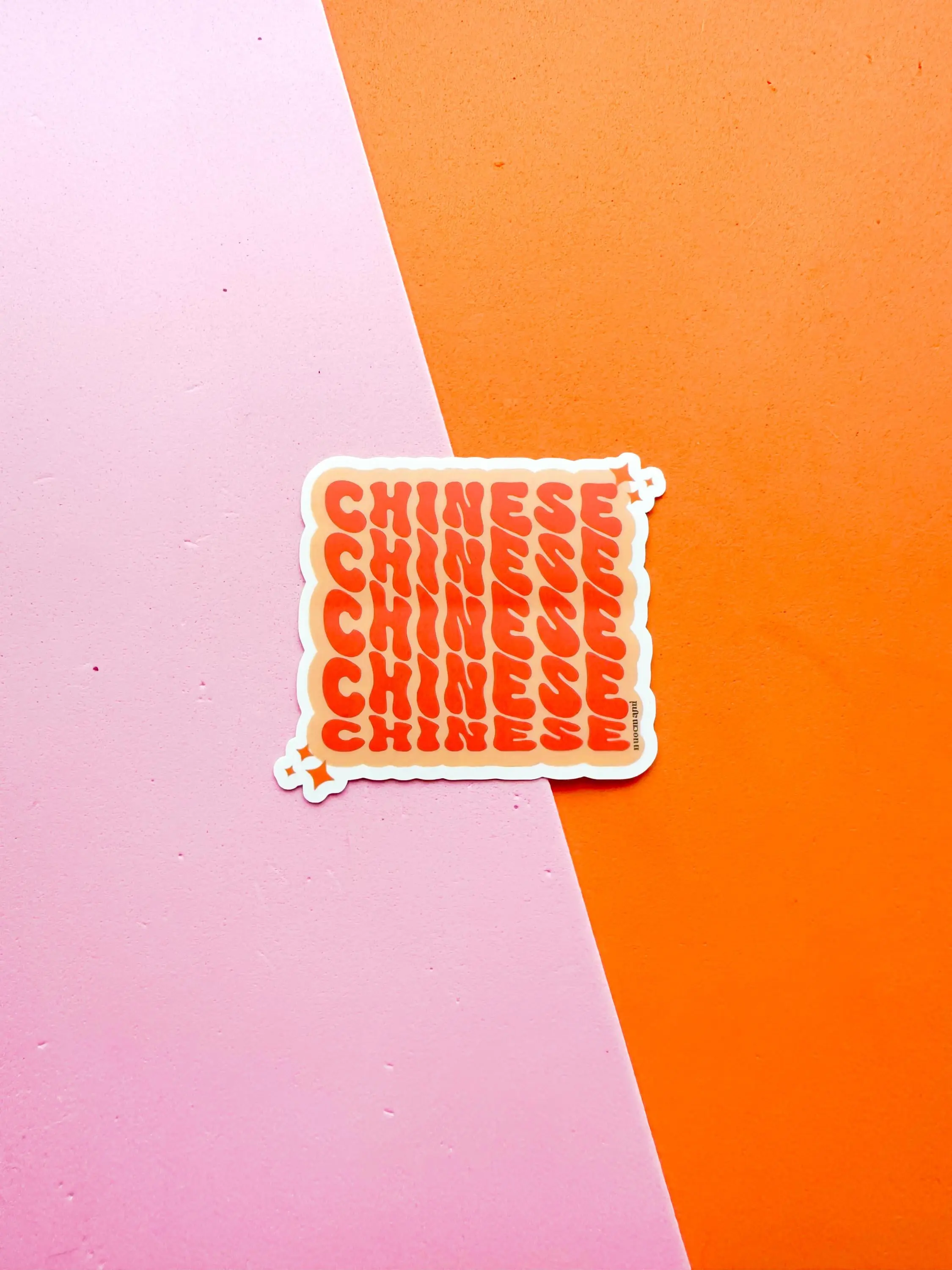 Chinese Vinyl Sticker