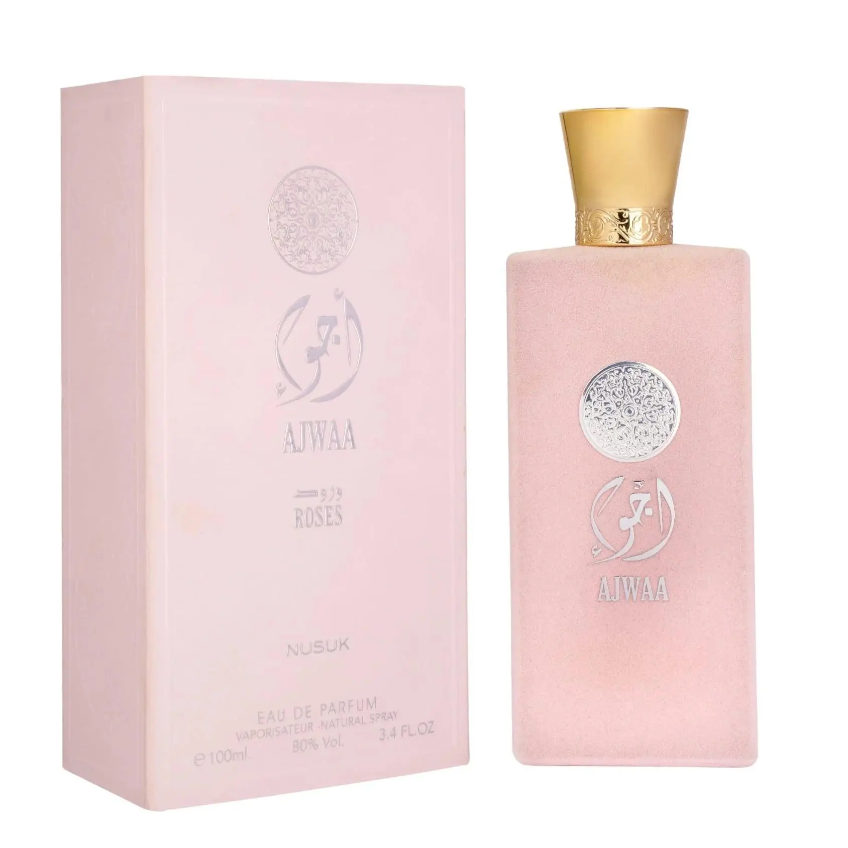 AJWAA ROSES WOMEN EDP - 100ML (3.40z) By NUSUK