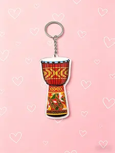 Acrylic Musical Instrument Keychain, Unique Gift for Music Lovers, Valentine's Day Present, Interesting Keychain for Sports Outdoor Backpack