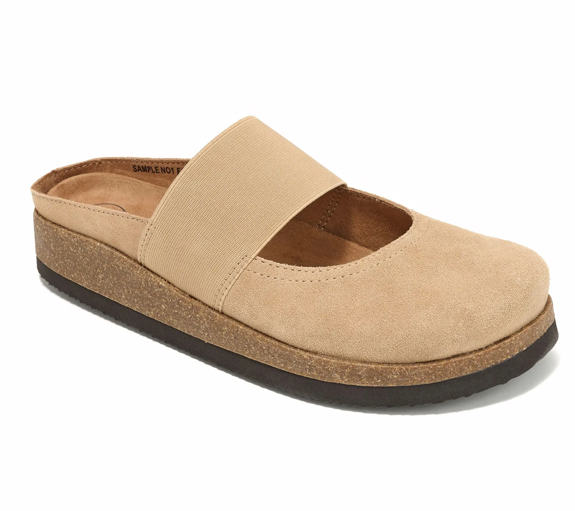 White Mountain Leather Slip-On Clogs - Bassi White Mountain Leather Slip-On Clogs - Bassi