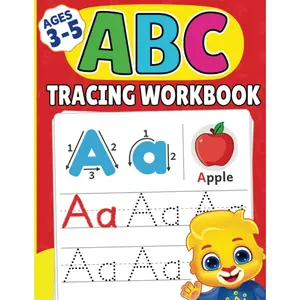 ABC Tracing Workbook: A-Z Alphabet Letter Tracing Activities for Capital and Small Letters | Alphabet Handwriting Practice Workbook | Learn to Write and Trace Book for  and  Ages 3-5 - Paperback