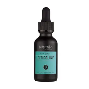 LYFETRITION Citicoline Liquid Drops 536 mg 4 Oz 220 Servings Quick Absorption Non-GMO GMP Certified Cruelty-Free Plant-Based Ingredients