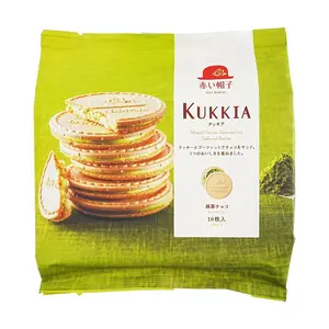 AKAIBOHSHI KUKKIA Whipped Chocolate Matcha Green Tea Sandwiched with Cookie 4.6 oz