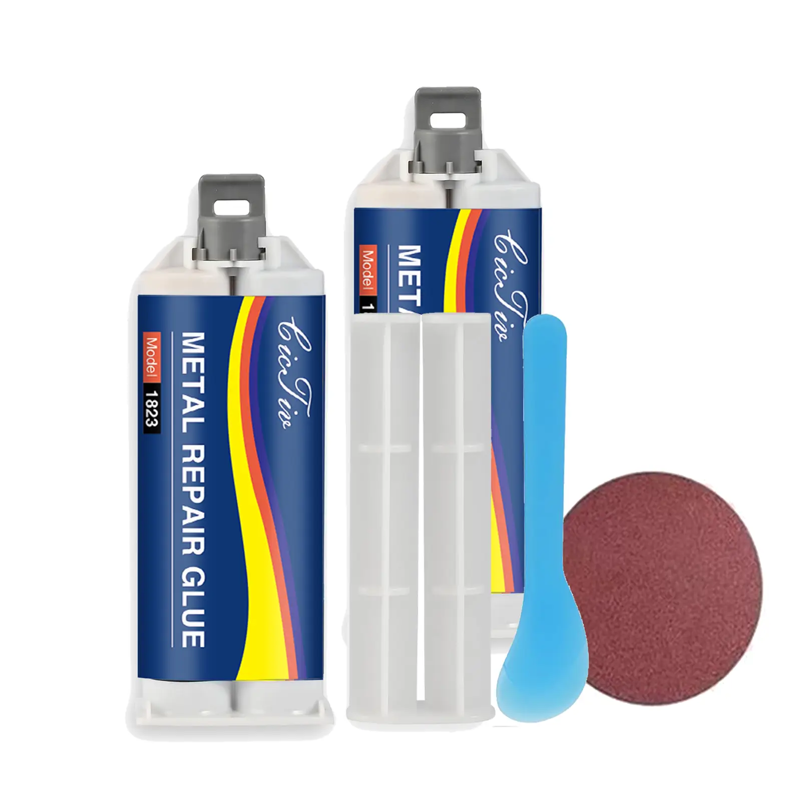 Enhanced casting glue,Welding glue, high temperature resistant, strong adhesion, abrasion resistant, corrosion resistant with tools for repairing leak