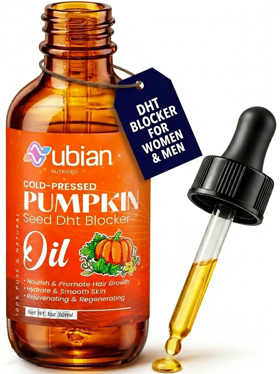 DHT Blocker Oil - Pumpkin Seed Oil for Hair Growth - DHT Blocker for Men - Organic Pumpkin Seed Oil 1.02 Fl oz
