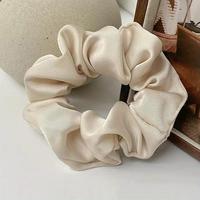 White Scrunchie Band